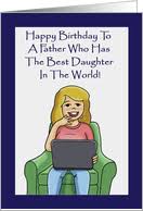 1st birthday wishes for daughter from mom and dad. Birthday Cards For Dad From Daughter From Greeting Card Universe