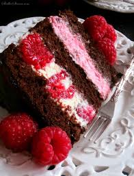 Tort Czekoladowy Z Malinami Tort Czekoladowo Malinowy Przepis Slodka Strona Dessert Bites Cake Recipes Baking