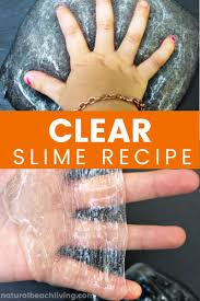 Maybe you would like to learn more about one of these? How To Make Easy Clear Slime Recipe Best Clear Slime Natural Beach Living
