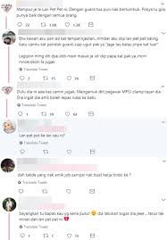 Pelawak terkenal, lan pet pet atau nama sebenar mazlan ahmad, 49 didenda rm2,000 selepas mengaku bersalah memukul. Lelaki Dipercayai Lan Pet Pet Belasah Pengawal Keselamatan Warga Emas Kongsi Tular Semasa Forum Cari Infonet