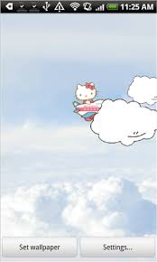 Chiaki hello kitty anime live wallpaper is a must havefor girls! Hello Kitty Live Wallpaper For Android Free Download