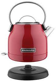 This is a metal finish kitchenaid electric kettle in empire red with silver trim. Kitchenaid 1 25 Litres Electric Kettle Red Canadian Tire