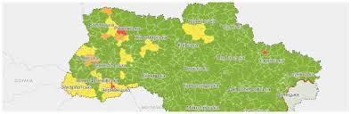 Львівська область знаходиться на крайньому заході україни. U Moz Onovili Kartu Karantinnih Zon De Zaraz Lvivska Oblast Karta Novini