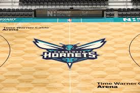 New charlotte hornets court, hornets secondary jersey (imitates cats jersey) & 9 days! Hoopshabit Conversation Is Charlotte Born Ready