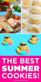 15 Easy Summer Cookie Recipes Summer Cookies Summer Cookie Recipes Beach Cookies