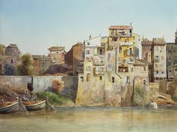 Image result for watercolours museum of rome in trastevere