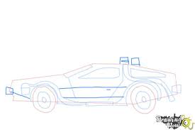 How To Draw The Delorean Time Machine From Back To The Future Drawingnow Time machine drawing | paul speller. how to draw the delorean time machine