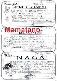 07 05 2015 Syair Nenek Kramat Dan Pue Baraka Syair Dan Prediksi