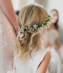 You should choose a hairstyle for little princesses depending on their age, your wedding theme or décor and their wishes. 35 Cute Fancy Flower Girl Hairstyles For Every Wedding