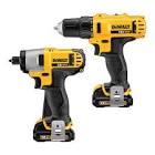 12-Volt MAX Lithium-Ion Cordless Drill/Driver and Impact Driver Combo Kit (DCK211S2) DEWALT