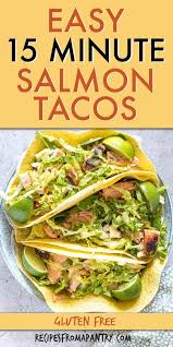 We did not find results for: This Easy Salmon Tacos Recipe Is A Super Quick No Fuss Meal With Just A Handful Of Everyday Ingredient Healthy Salmon Recipes Salmon Tacos Salmon Tacos Recipe