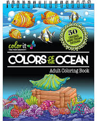 Download or print this amazing coloring page. Amazon In Buy Colors Of The Ocean Adult Coloring Book 1 Book Online At Low Prices In India Colors Of The Ocean Adult Coloring Book 1 Reviews Ratings