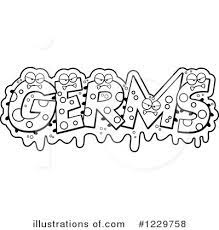 Make your world more colorful with printable coloring pages from crayola. Germs Clipart 1229758 Illustration By Cory Thoman