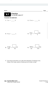 Start studying grade 5 go math! Palos Verdes Intermediate