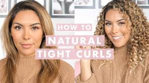 If you have naturally wavy hair, try mousse. Curl Hairstyles How To Get Natural Looking Tight Curls