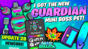Promo codes are a feature added in the may 18, 2018 update. Steam Community Video Got New Mini Guardian Boss Pet Boss Chest Friend Tp All Codes Roblox Ghost Simulator Update 28