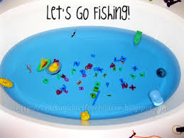 Best bath toy for kids: Bathtub Fishing Make Your Own Fishing Game Artsy Momma