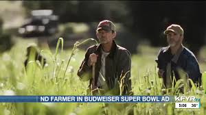Coleharbor, ND, farmer featured in Budweiser Super Bowl commercial