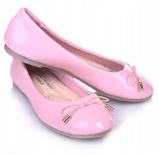 BALERINKI LAKIEROWANE Miękkie WYGODNE ELEGANCKIE KOMUNIA ŚLUB r34 - 21,5cm  14029667367 - Allegro.pl