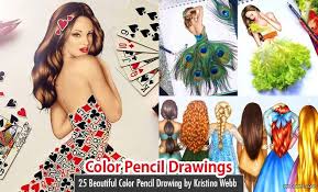 25 Beautiful Color Pencil Drawings And Creative Art Works By Kristina Webb #jiasart #girl drawing #how to draw #drawing tutorial #drawing tutorials #easy drawing tutorials. 25 beautiful color pencil drawings and