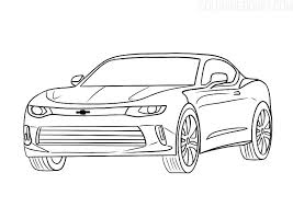 Free coloring pages for adults to print and download. Chevrolet Camaro Chevrolet Camaro Camaro Chevrolet