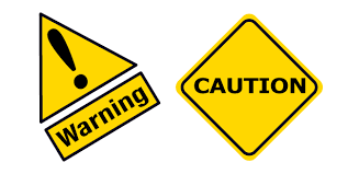 Warning And Caution Road Sign Road Signs Signs Caution