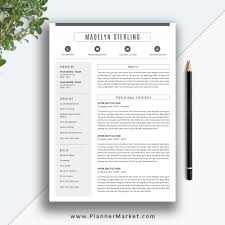 But, (because there is always a but), some will work better. Professional Resume Template 2021 Cv Template Creative Resume Cover Letter Word Resume Instant Download The Madelyn Resume Plannermarket Com Best Selling Printable Templates For Everyone