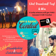 $50 amazon gift card ($arv: Dorakart Bff Rakhi Contest Live Now 5 Lucky Winners Facebook