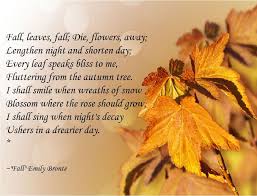 Emily Bronte S Poem Fall Image From Public Domain Feeling Thankful Prayer For Parents Prayers