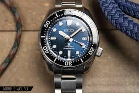 Case is made out of titanium and the blue dial gives the watch that unique look. Hands On With The Seiko Prospex Spb187 Worn Wound