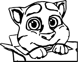 But in this game, you will be rewarded for taking care of our little tom. Nice Talking Tom Cat Box Coloring Page Talking Tom Cat Coloring Pages Talking Tom