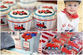 See more ideas about train, trains birthday party, train party. All Aboard Choo Choo Train Party Landon Is Four Anders Ruff Custom Designs Llc