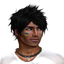 Ireland flag in heart tattoo. Second Life Marketplace Ukrainian Flag Cheek Tattoo Ukraine