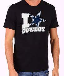 Dallas Cowboys Nfl I Love Cowboy Men S Black T Shirt Black Tshirt Cowboys Men Cool T Shirts