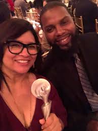 What a great quick trip to NY! VOICES Producer Leroy and I went to pick up  our Gracie Award for Outstanding Public Affairs from the Alliance for Women  in Media. I'm so