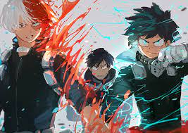 Anime My Hero Academia Shouto Todoroki Izuku Midoriya Tenya Iida Wallpaper Hero Wallpaper Anime My Hero