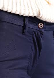 Gant Chinos Evening Blue Women Clothing Trousers Shorts