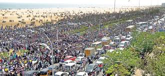 Chennai live protest
