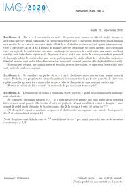 Maybe you would like to learn more about one of these? Romania ObÈ›ine La Olimpiada InternaÈ›ionalÄƒ De MatematicÄƒ 2020 Cele Mai Bune Rezultate Din Ultimii 5 Ani Locul 15 Pe NaÈ›iuni In CompetiÈ›ia DominatÄƒ De China Rusia È™i Sua DescarcÄƒ Subiectele De