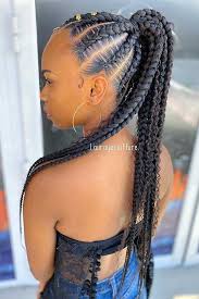 63 Best Braided Ponytail Hairstyles For 2020 Page 6 Of 6 Stayglam Side Ponyta In 2020 Feed In Braids Ponytail Braided Ponytail Hairstyles Feed In Braids Hairstyles