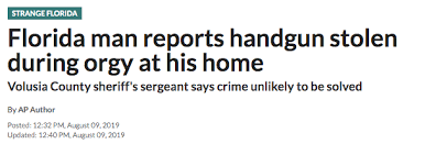 The democratic nominee was former governor charlie crist , who was scott's direct predecessor. The 50 Craziest Things That Have Happened In Florida In 2019