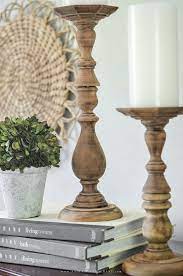 Buy tall candle holder and get the best deals at the lowest prices on ebay! Easy Diy Rustic Wood Candlesticks Anderson Grant