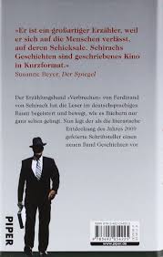 Die fünfteilige reihe basiert auf den kurzgeschichten des strafverteidigers und schriftstellers ferdinand von schirach und befasst sich damit, wie schwer es ist, die schuld eines menschen zu wiegen. Schuld Ferdinand Von Schirach 9783492054225 Amazon Com Books
