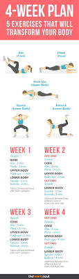 6 Simple Exercises That Will Transform Your Body In Just 4 Weeks Transformation Body Easy Workouts Fitness Inspiration Body