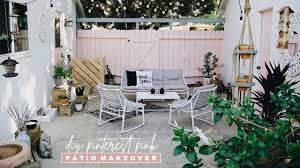 But if there's one thing i'm learning as a homeowner, it's that you have to knock things out one at a time or you'll make yourself crazy. Diy Patio Makeover 2019 Pretty In Pink Chic Youtube