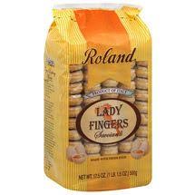 Savoiardi (lady fingers) from walmart, split in half, are the best. Walmart Roland Ladyfingers 17 5 Oz 10ct Pack Of 10 Lady Fingers 10 Things Roland