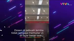 Foto Video Dosen Putar Film Porno di Depan Mahasiswa Jadi Sorotan | Halaman  2