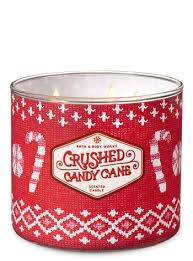 Crushed Candy Cane 3 Wick Candle Bath And Body Works Bath Candles Crushed Candy Bath Body Works Candles