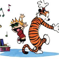 Disco Dancing Poster Print Calvin And Hobbes Disco Dance Boy Quotes