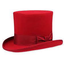 Elegant Top Hat Red Top Hat Red Hat Society Elegant Top